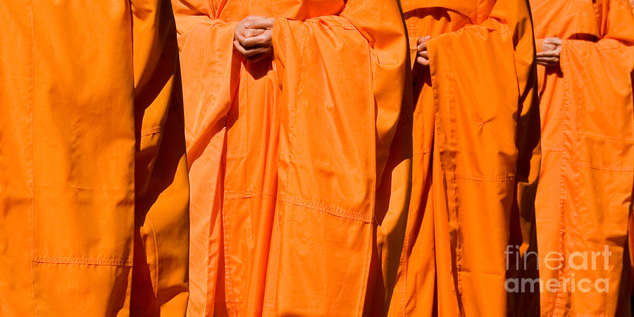 Buddhist Monks 03 Photograph by Rick Piper Photography