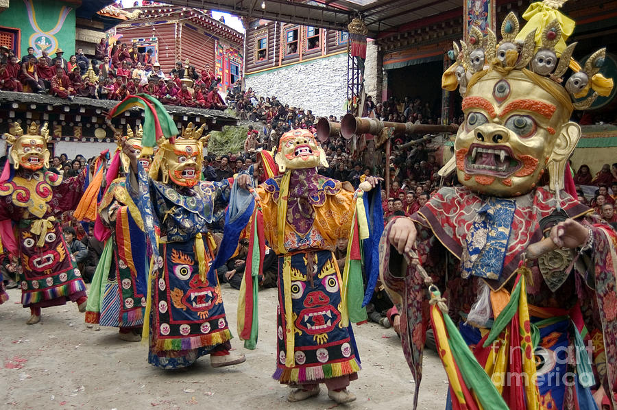 Buddhist Opera - Kham Tibet Photograph by Craig Lovell