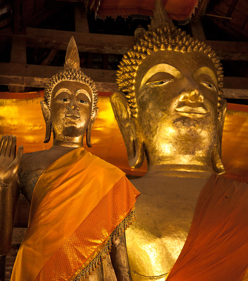 Buddhist Statues D - Photography By Jo Ann Tomaselli Photograph by Jo Ann Tomaselli