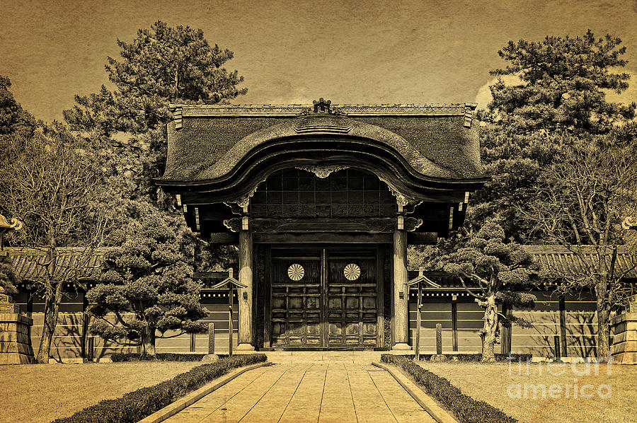 Buddhist Temple Gate in Early Spring Photograph by Beverly Claire Kaiya
