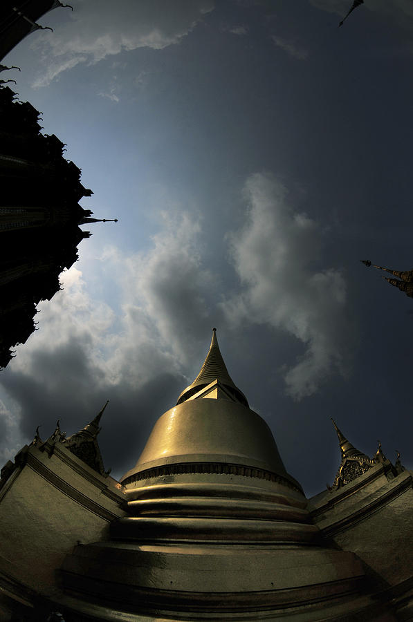 Budhist temple in bangkok Thailand Photograph by Dray Van Beeck