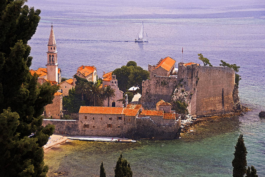 Budva Old Town Photograph by Dennis Cox
