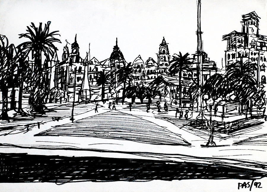 Buenos Aires Argentina Drawing