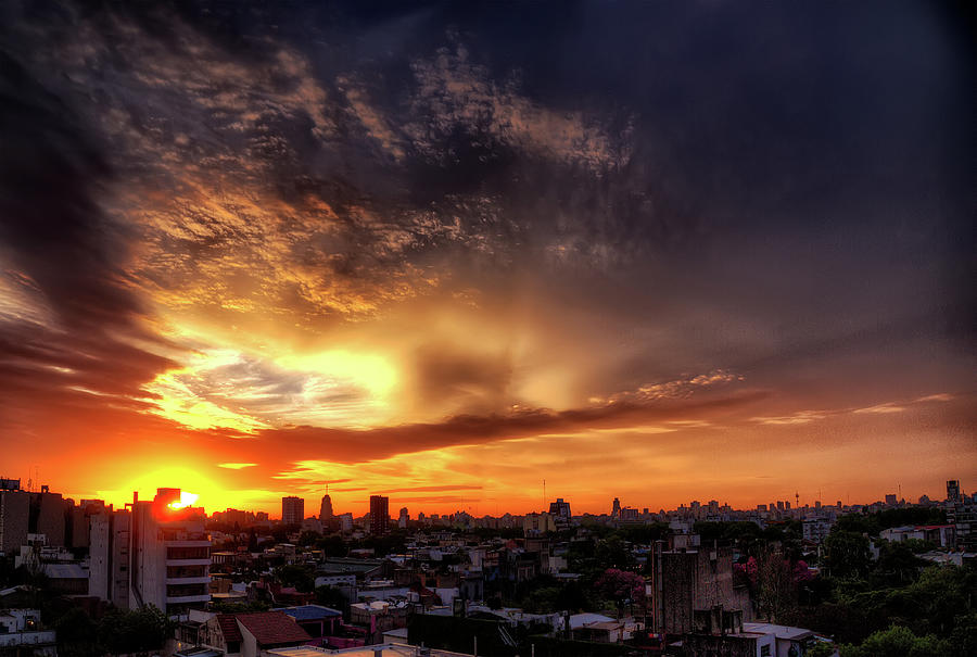 Buenos Aires Sunset Photograph by Celta4