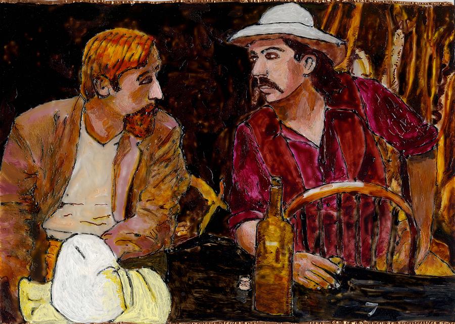 Buffalo Bill and Wild Phil Painting by Phil Strang