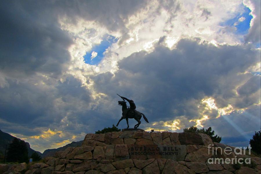 National Monuments Photograph - Buffalo Bill Monument by John Malone