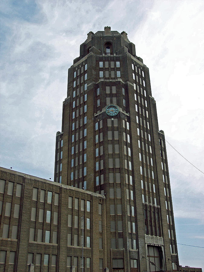 Architecture Photograph - Buffalo Central Terminal Clock Tower by Cecelia Helwig
