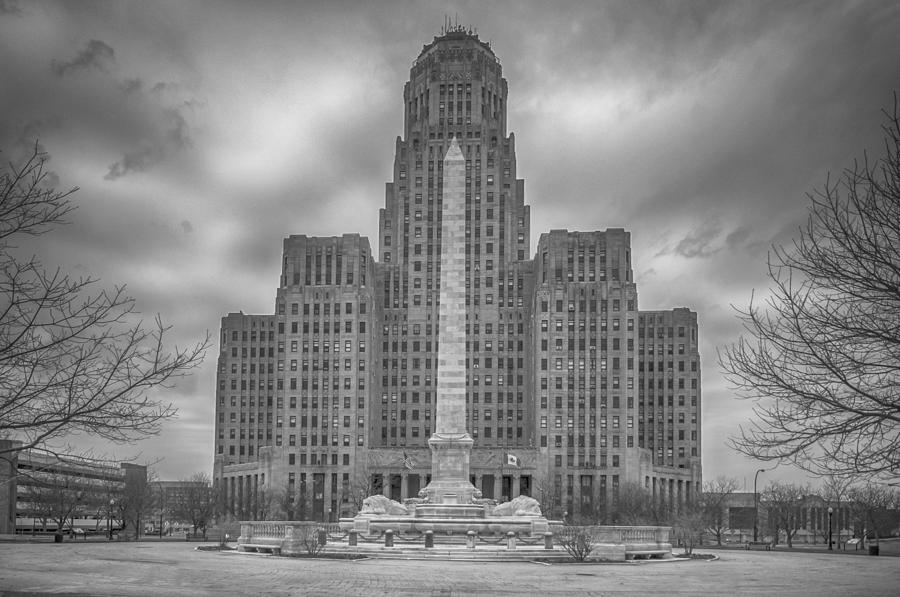 Buffalo City Hall  3D22323b Photograph by Guy Whiteley