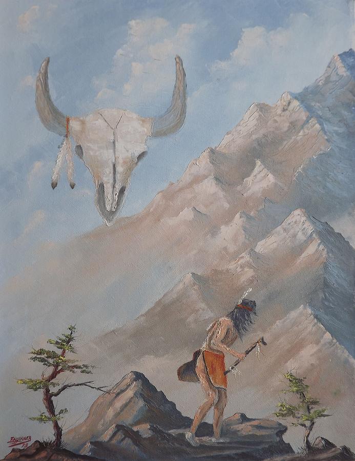 Buffalo Dancer Painting by Richard Faulkner