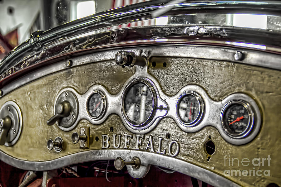 Buffalo Fire Appliance Dash Photograph by Jim Lepard