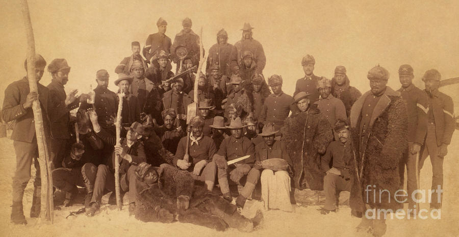Buffalo soldiers Photograph by Celestial Images
