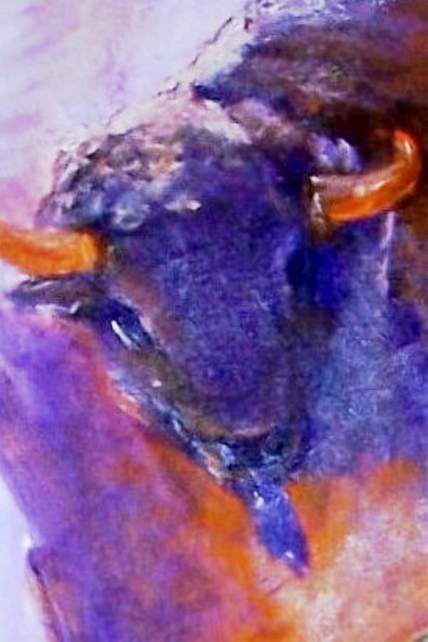 Buffaloed Painting by Kathleen Luther