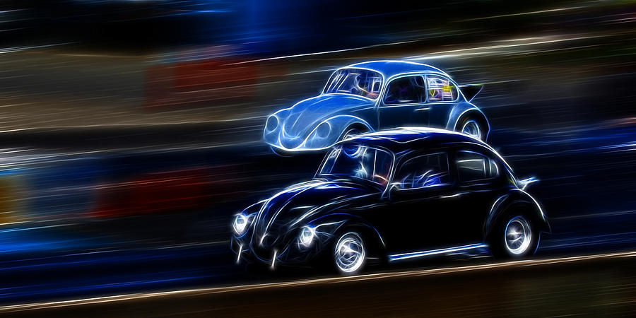 Bug Race Photograph by Steve McKinzie