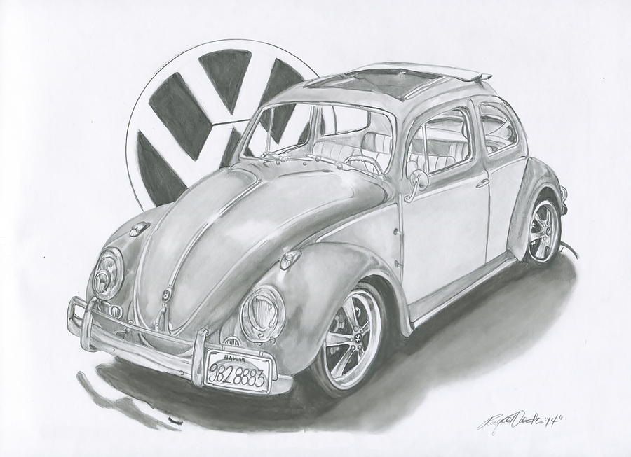 Bug Drawing by Raquel Ventura