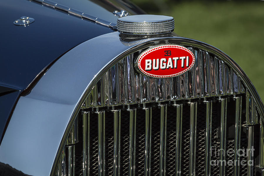 Bugatti Grille Photograph by Dennis Hedberg