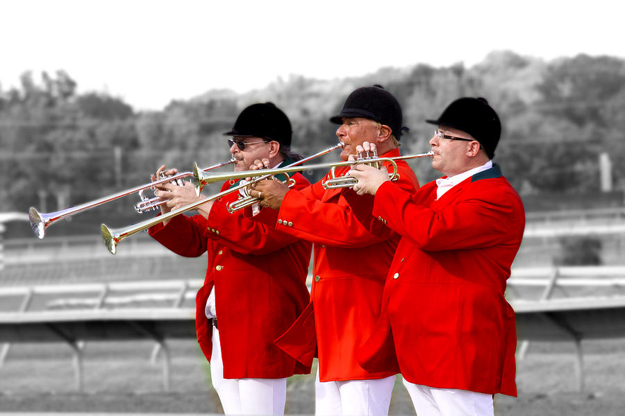 Buglers In Red Photograph by Alice Gipson