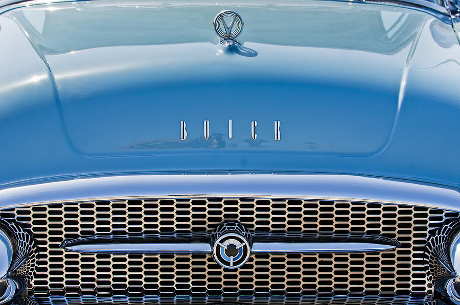 Car Photograph - Buick Grille by Jill Reger