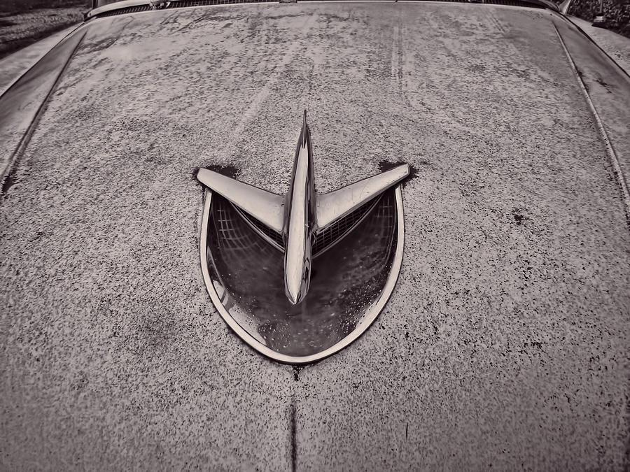 Vintage Car Hood Ornament Photograph by Cathy Anderson