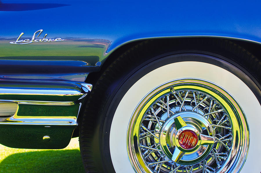 Buick LeSabre Wheel Emblem Photograph by Jill Reger