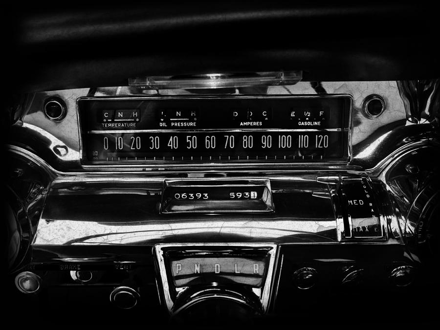 Car Photograph - Buick Roadmaster Interior by Mark Rogan