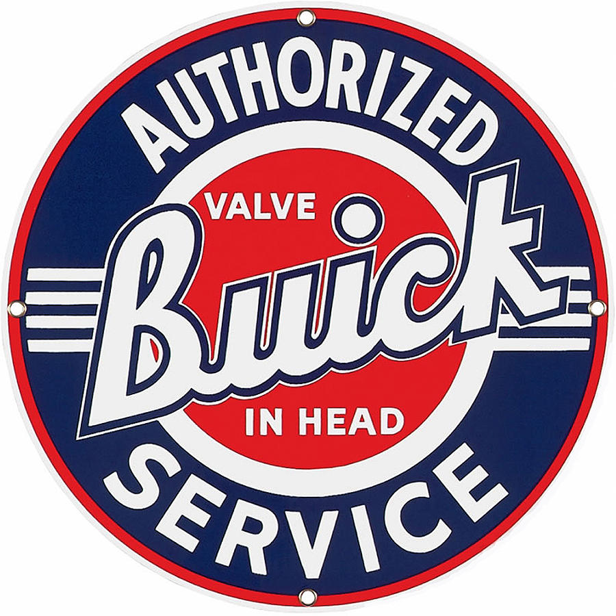 Buick Service Sign Digital Art by Marvin Blaine
