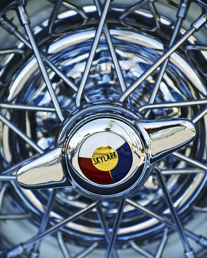 Car Photograph - Buick Skylark Wheel by Jill Reger