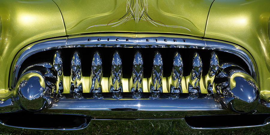 Buick Special Grille Photograph by Alan Hutchins