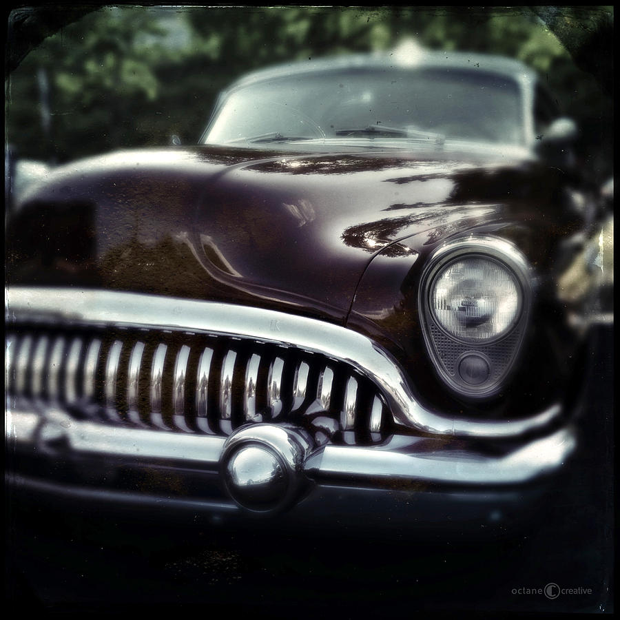 Buick with Trees Photograph by Tim Nyberg