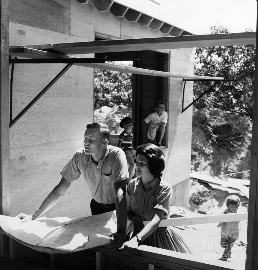 Building A House Photograph by Suzanne Szasz