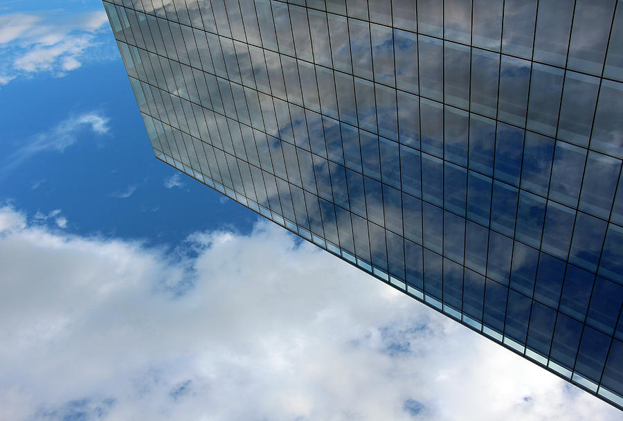 Building Clouds Upside Down Photograph by Cora Wandel