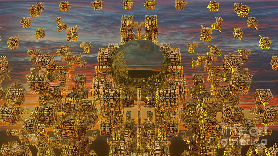 Building Gilded Castles In The Air Digital Art by Jon Munson II