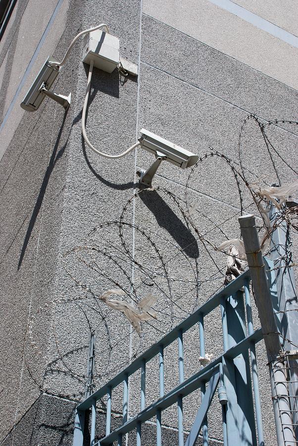Building Security Cameras In Cape Town Photograph by Mark Williamson/science Photo Library