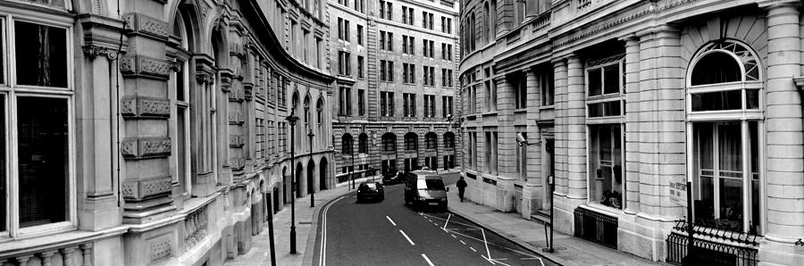 Buildings Along A Road, London, England Photograph by Panoramic Images