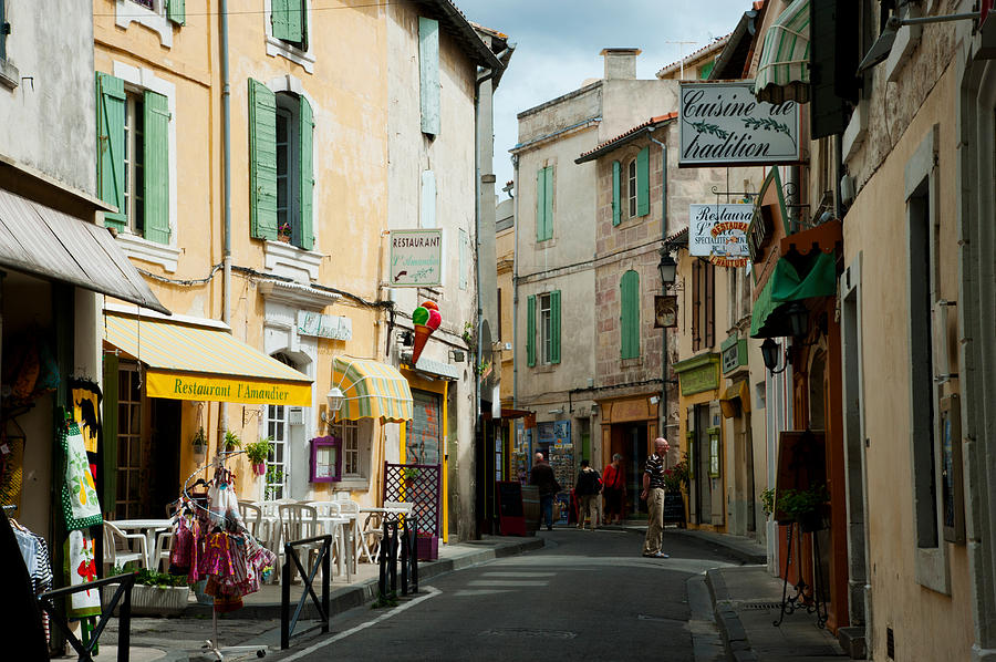 Buildings Along A Street, Rue Porte De Photograph by Panoramic Images ...