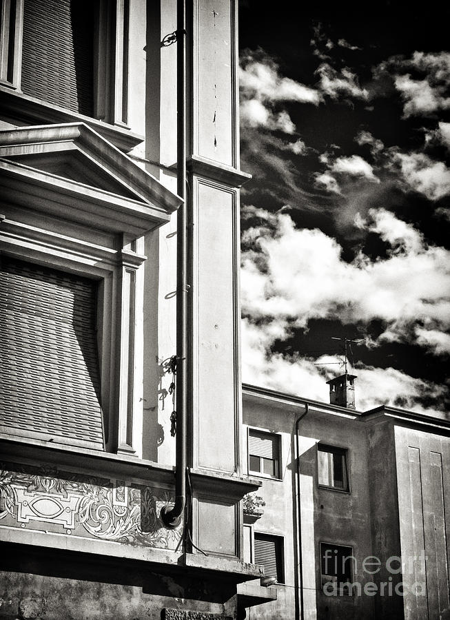 Architecture Photograph - Buildings and sky by Silvia Ganora