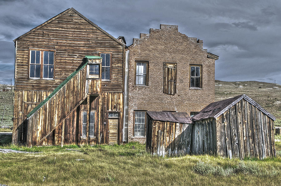 Buildings at Bodie 2 Photograph by SC Heffner
