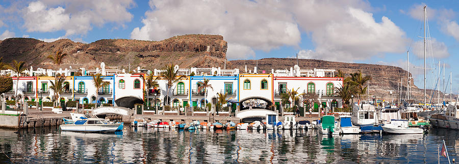 Architecture Photograph - Buildings At The Waterfront, Puerto De by Panoramic Images