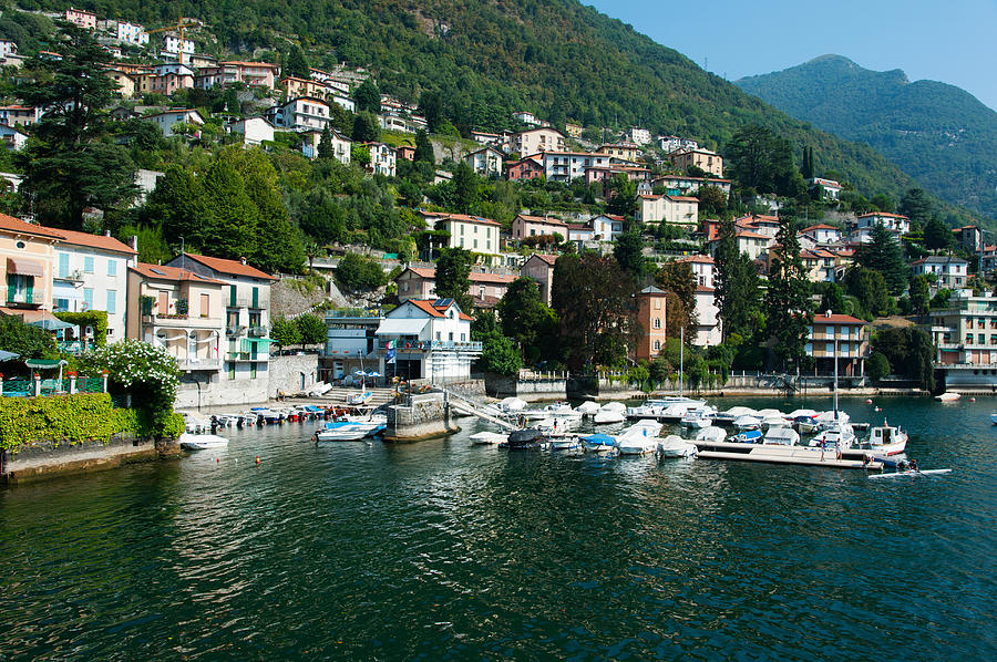 Architecture Photograph - Buildings At The Waterfront, Varenna by Panoramic Images