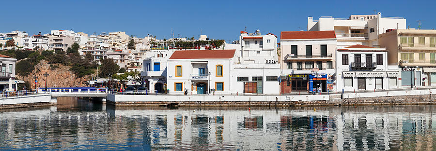 Buildings At Waterfront, Agios Photograph by Panoramic Images