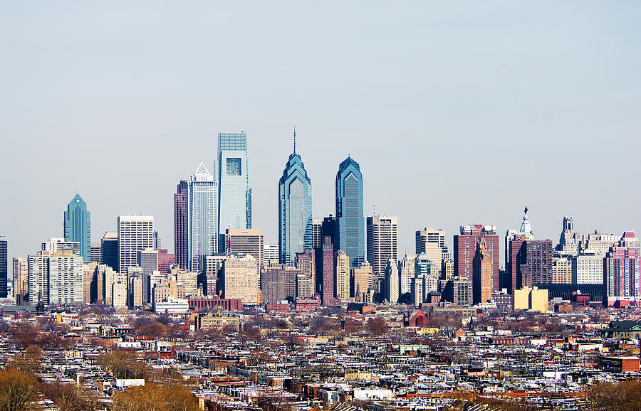 Buildings In A City, Comcast Center Photograph by Panoramic Images