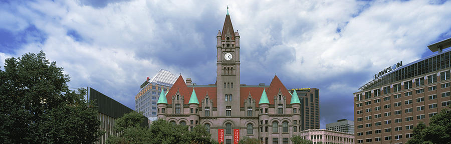 Architecture Photograph - Buildings In A City, Landmark Center by Panoramic Images