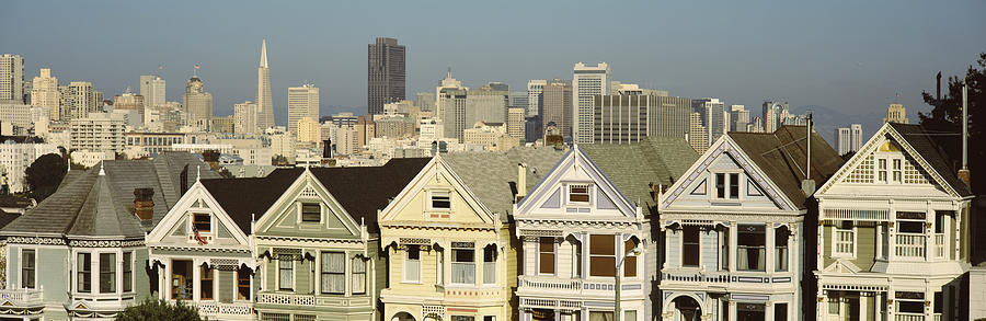 Architecture Photograph - Buildings In A City, San Francisco, San by Panoramic Images