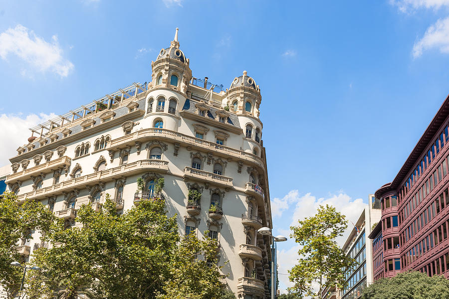 Buildings in Barcelona Spain Photograph by Marek Poplawski