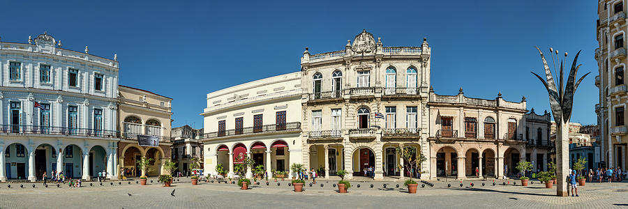Buildings In Plaza Vieja, Old Havana Photograph by Panoramic Images