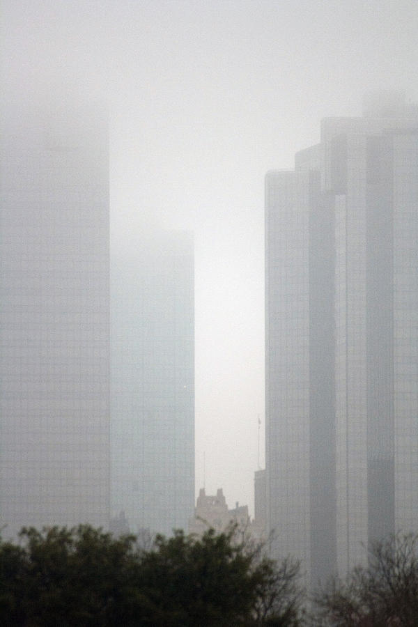 Buildings in the Mists Photograph by Walter Wellborn - Fine Art America