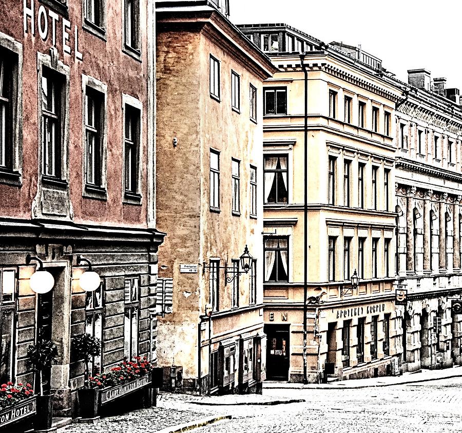 Buildings of Gamla Stan Photograph by Jenny Hudson
