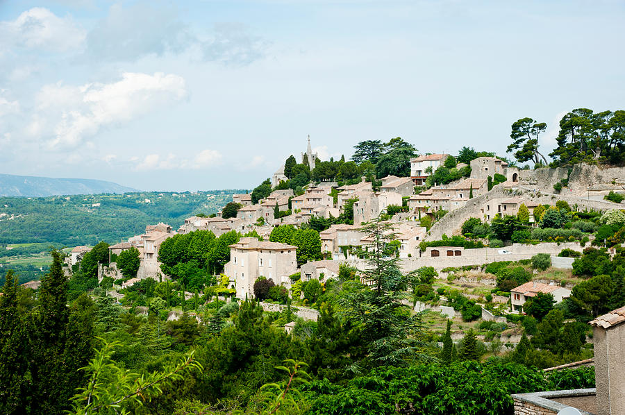 Architecture Photograph - Buildings On A Hill, Bonnieux by Panoramic Images