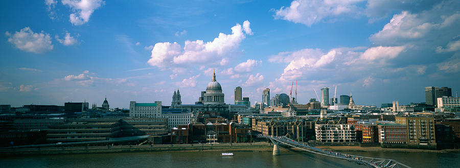 Buildings On The Waterfront, St. Pauls Photograph by Panoramic Images