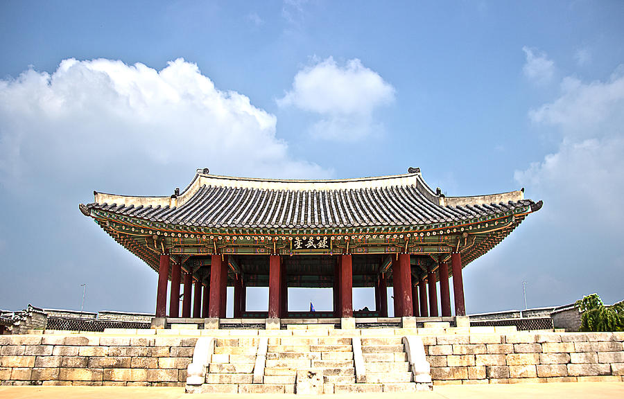 Built Structure At Fort Suwon Photograph