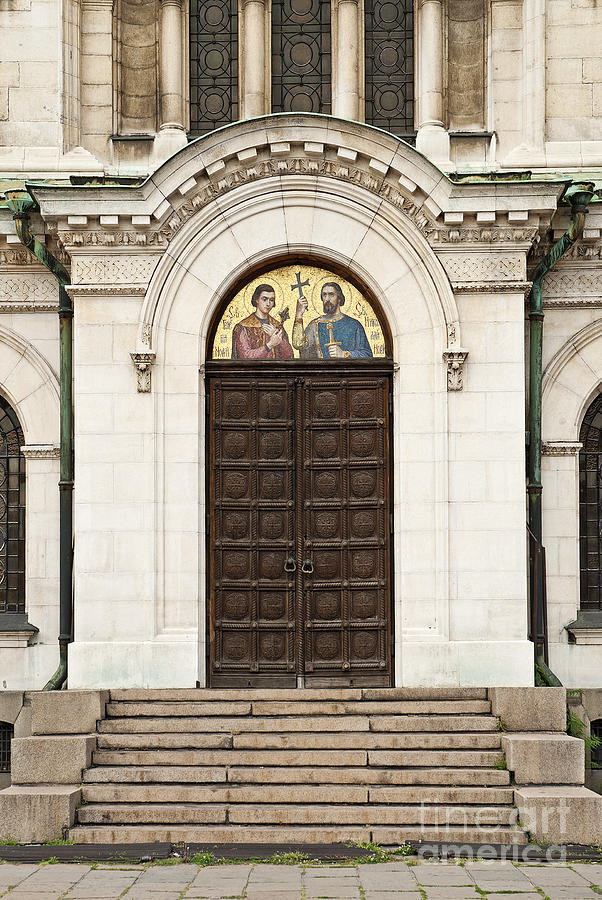 Bulgarian Orthodox Church Door In Sofia Bulgaria Photograph by JM Travel Photography